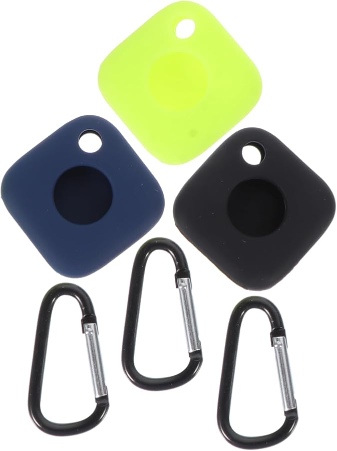 Jojofuny 3 Pack Silicone Protective Case Cover For Tile Mate Keychain Easy Install Remove Scratch Resistant - Image 1